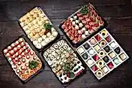 Ассорти Канапе + Рулеты + Тарталетки + Горячие Закуски